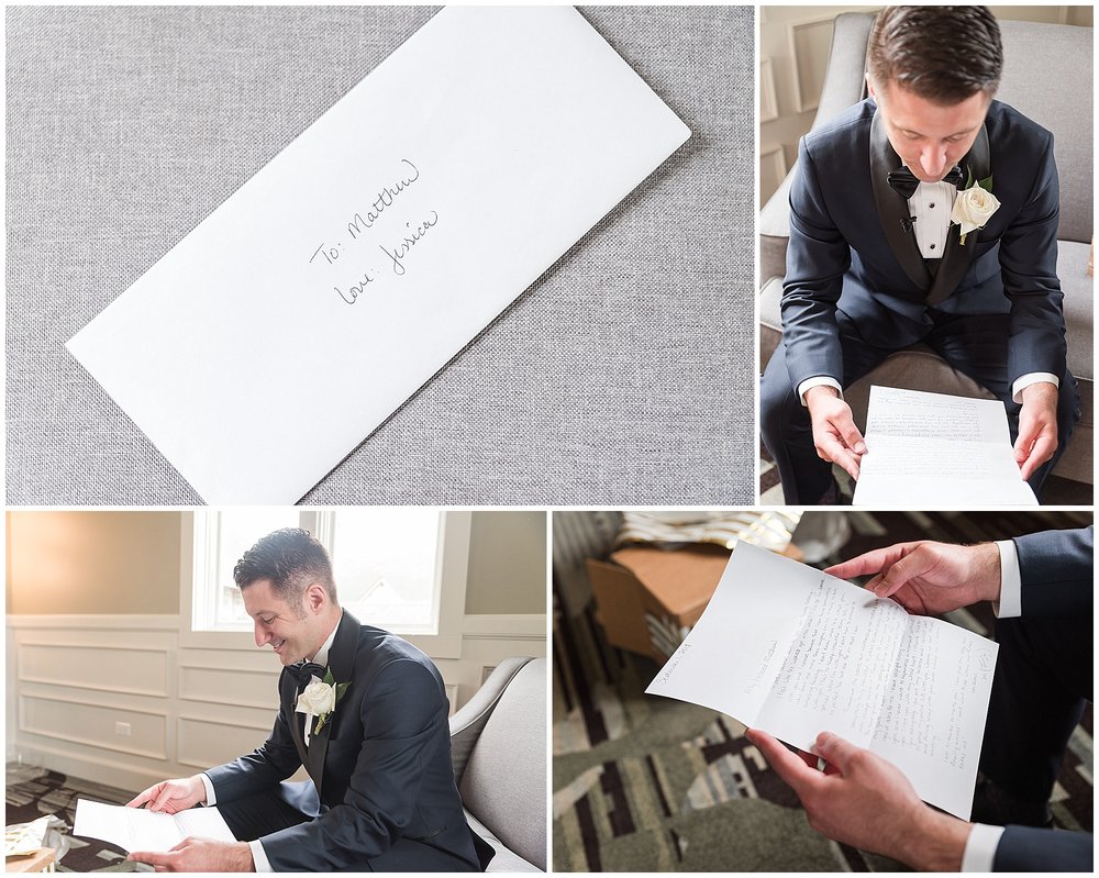  A new tradition amongst a wedding couple is the reading of a love letter right before they say I do. 