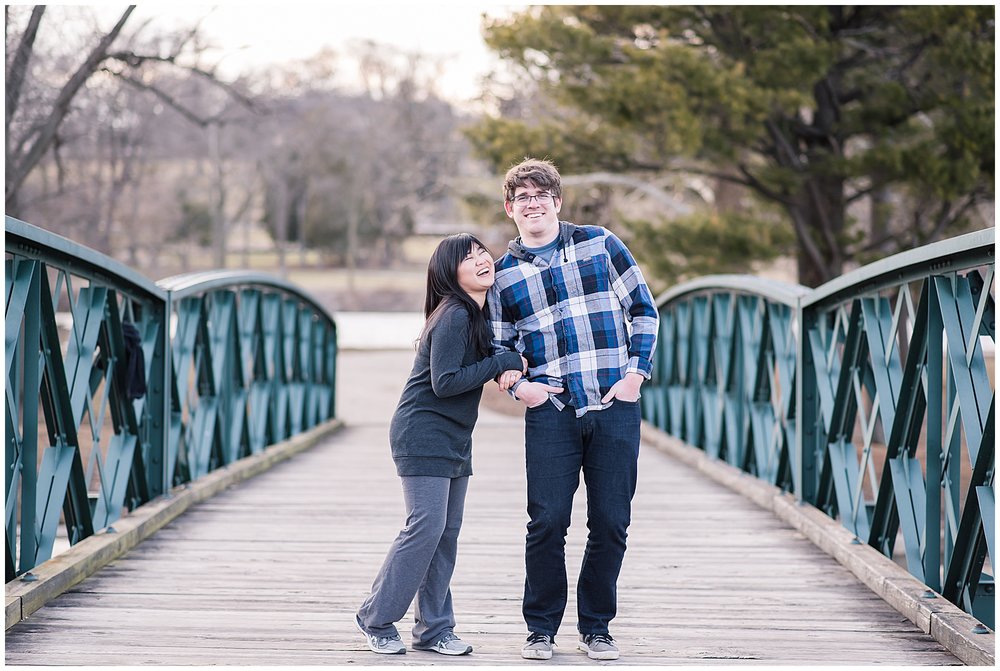 Fabyan Forest Preserve Engagement Photo