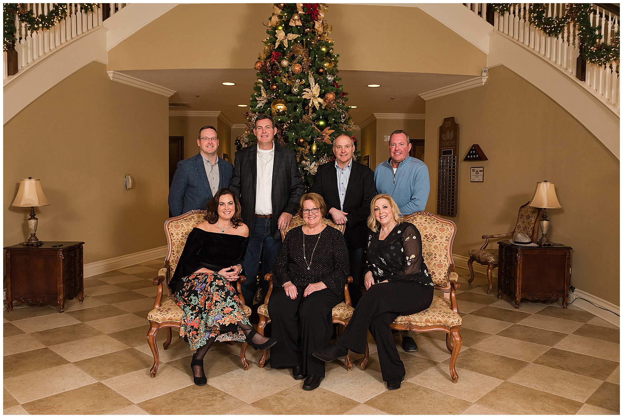 Family Formal Portrait at Crystal Tree Golf and Country Club