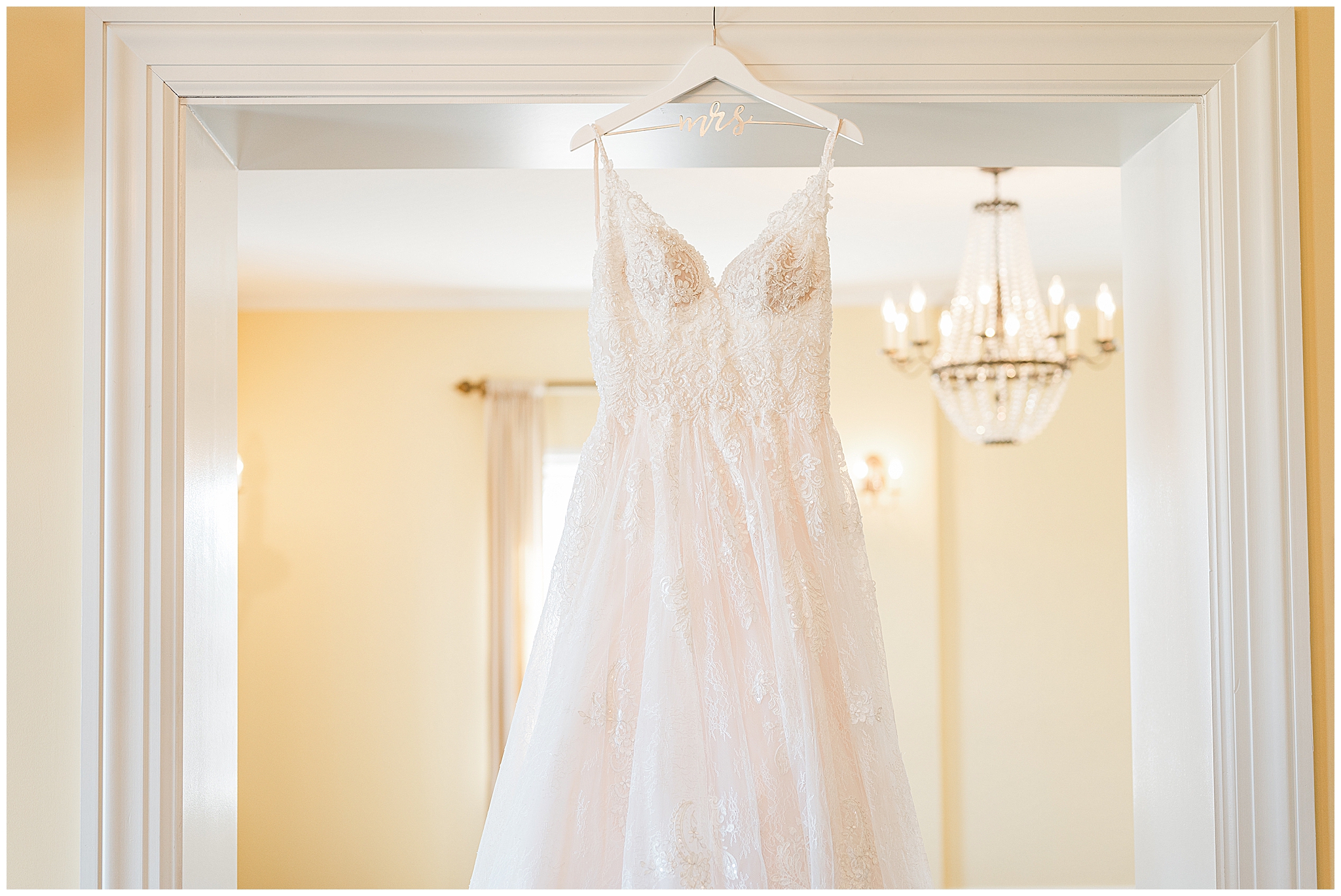 Wedding Dress detail shot at Wilder Mansion 
