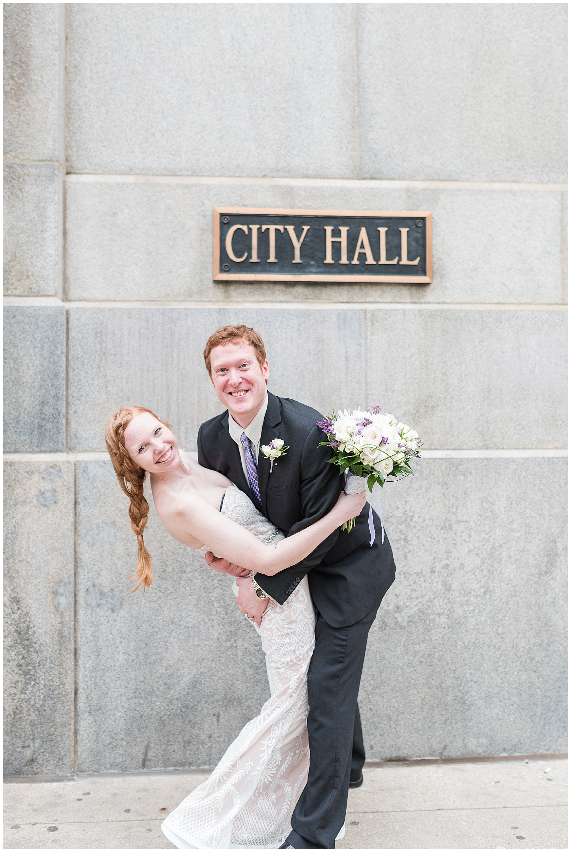Elopement Wedding in Chicago City Hall