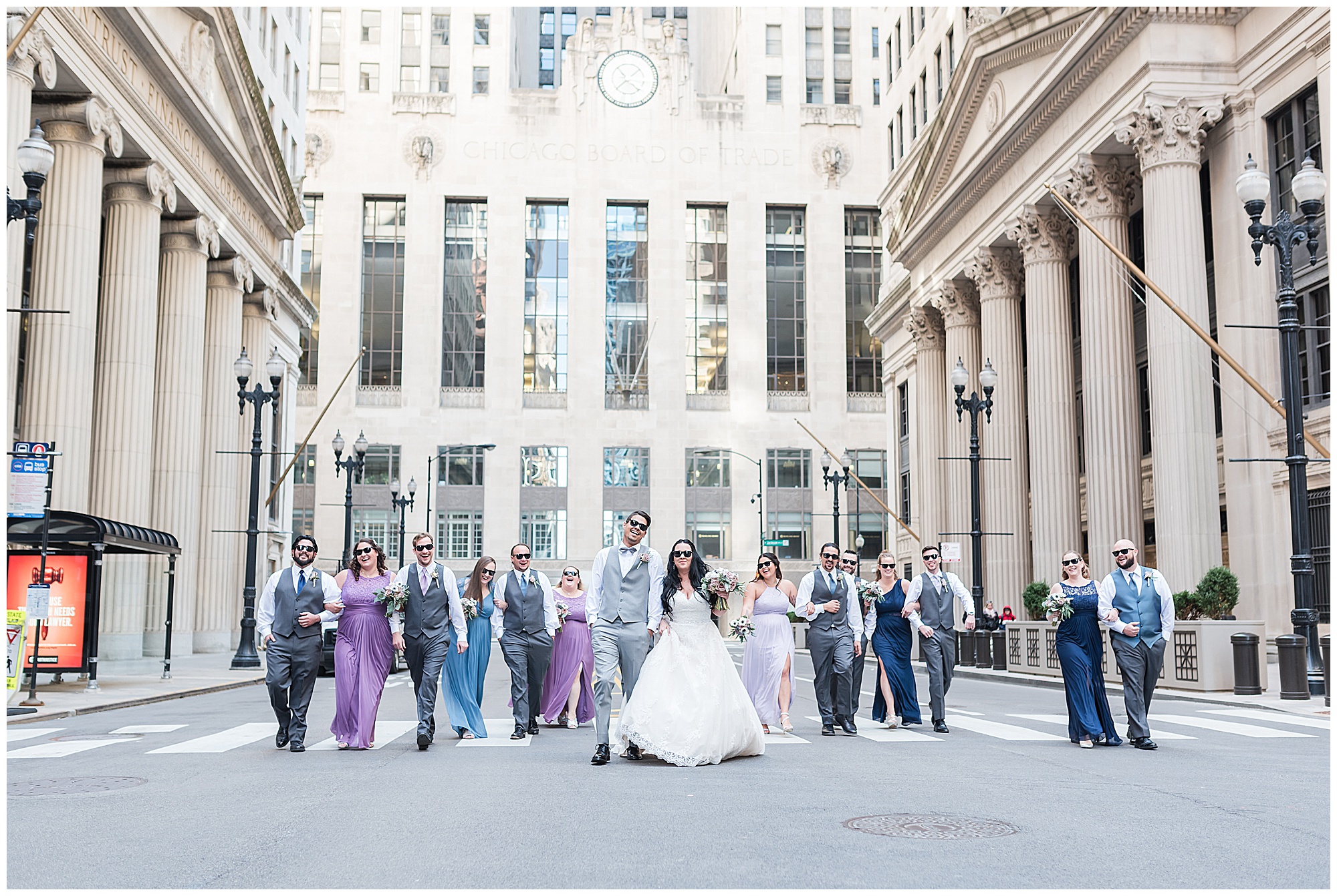 Downtown Chicago Wedding PArty
