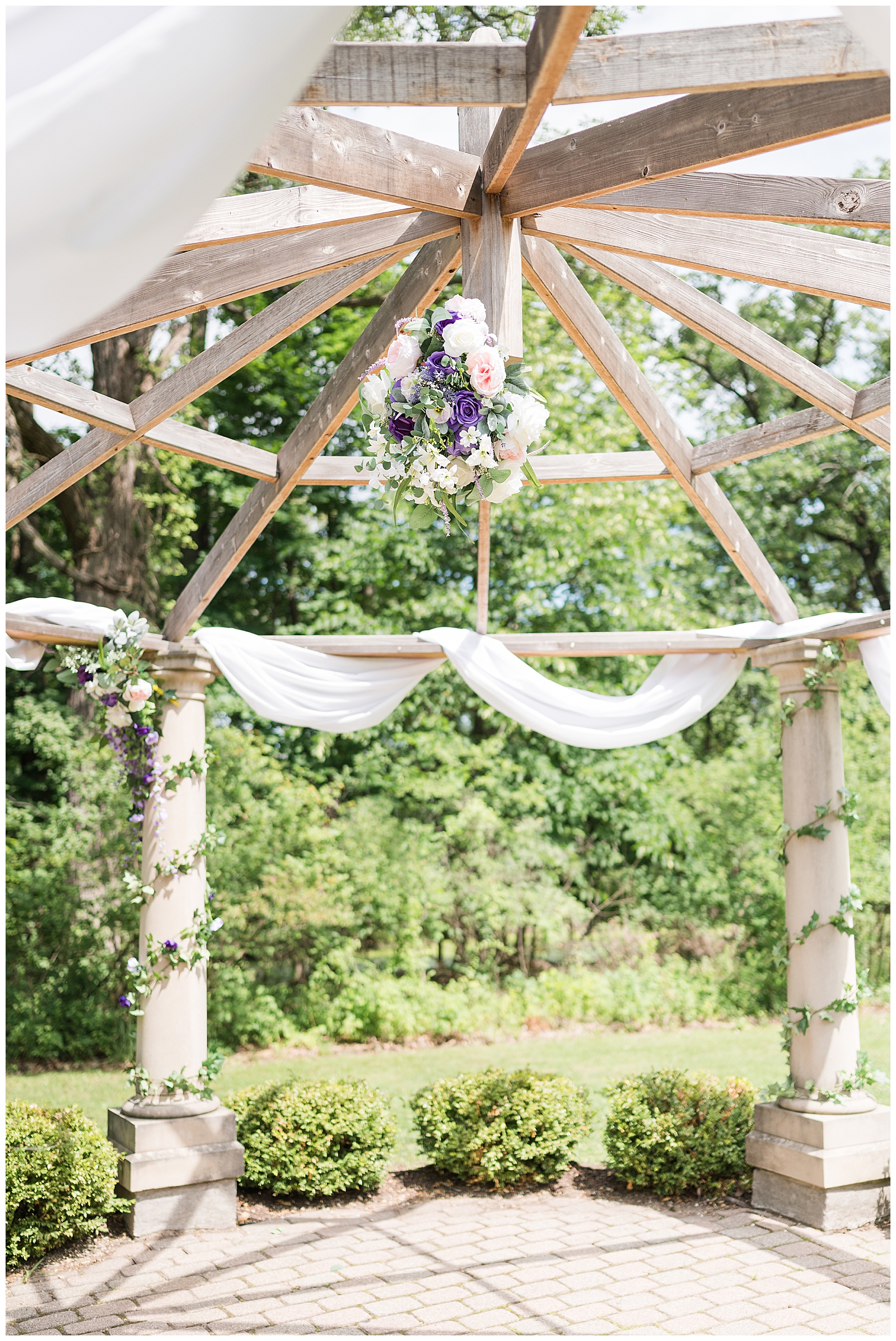 Decorated Gazebo at The Grove Redfield Estate