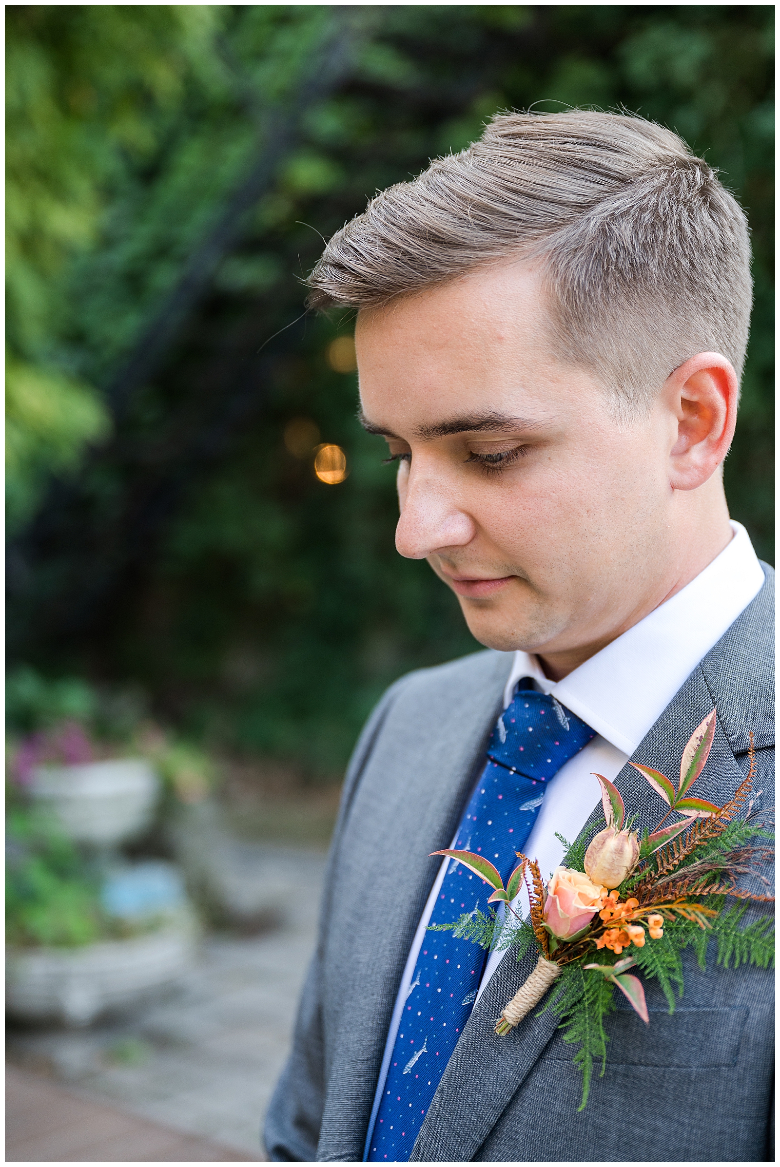 Groom Portrait at Salvage One