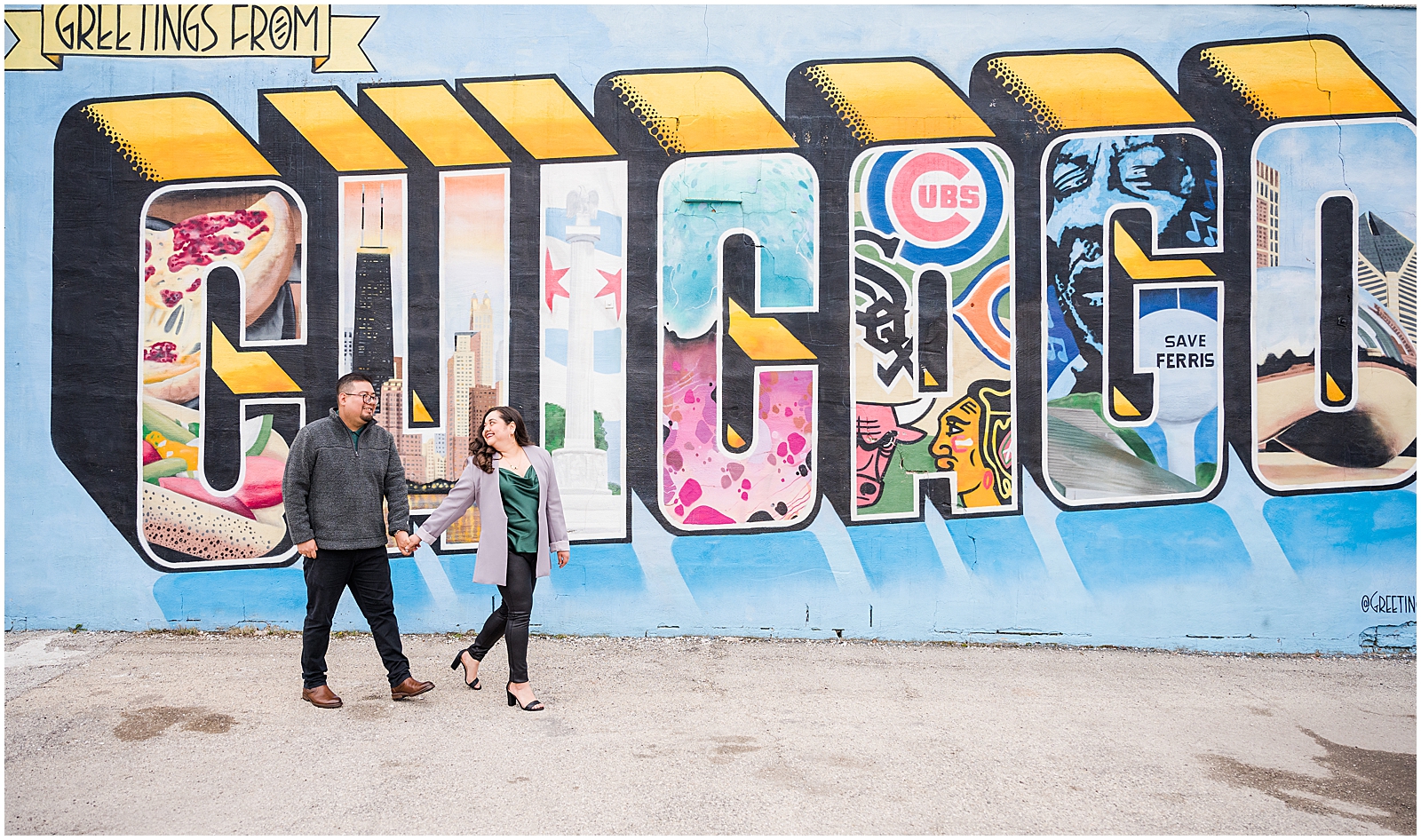 Chicago Engagement shoot in Logan Square