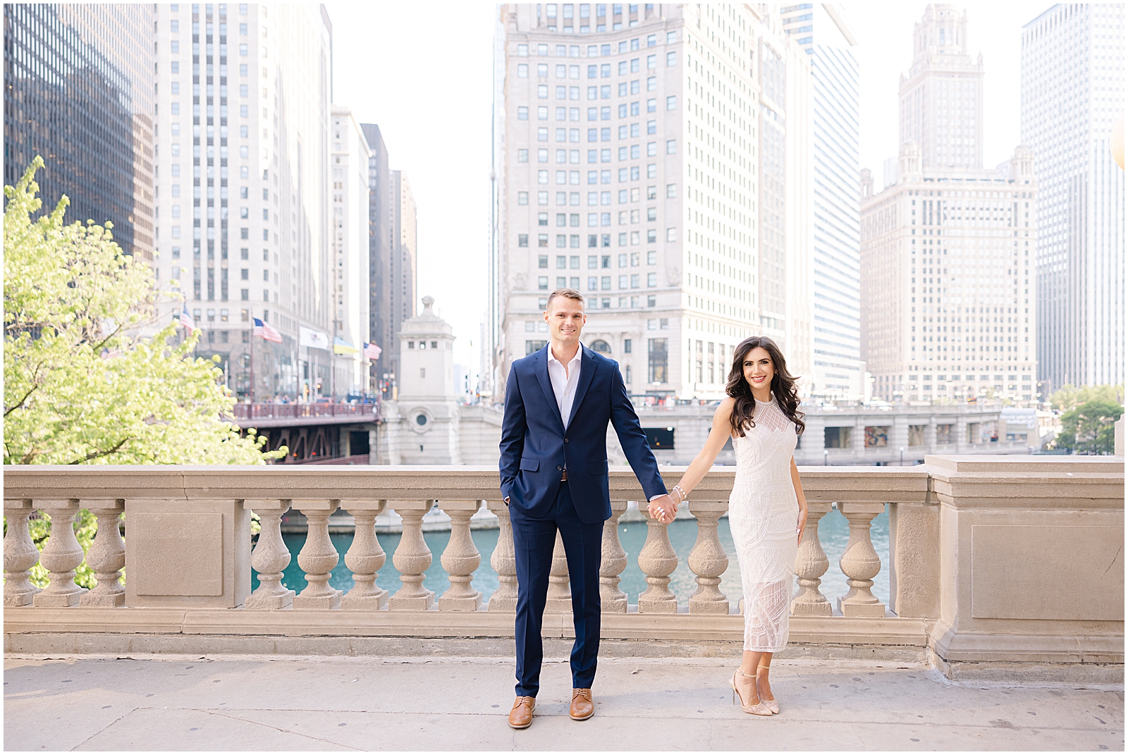 Engagement Photo Shoot in Downtown Chicago