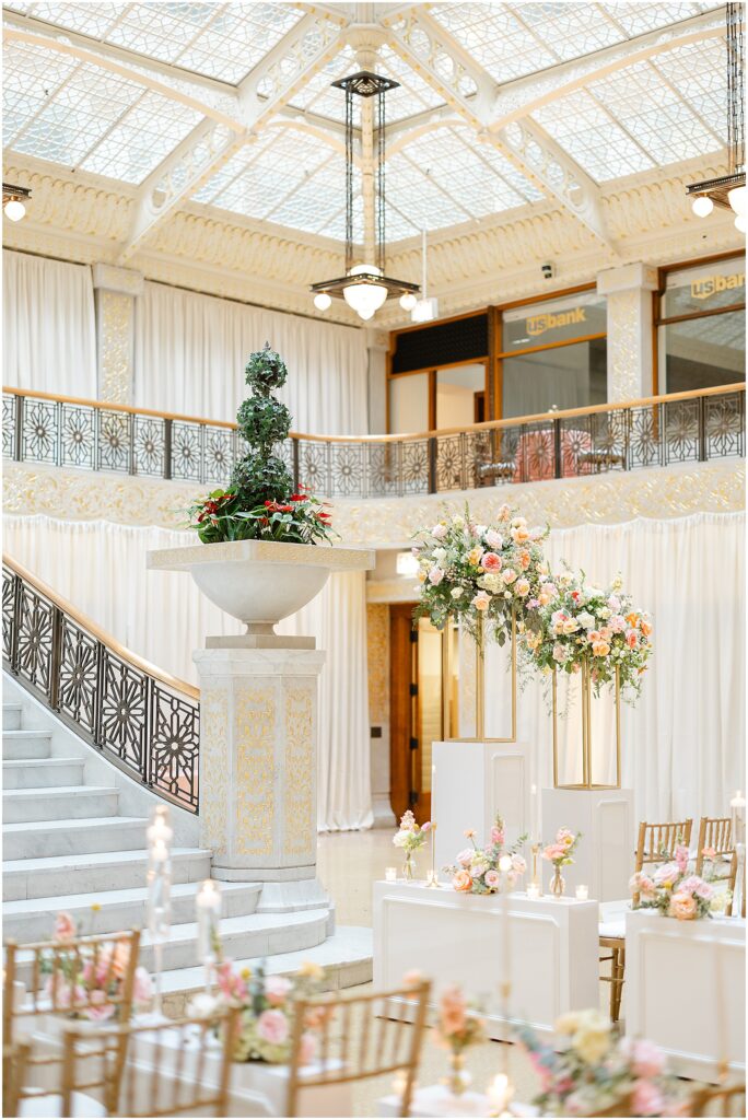 The Rookery Building Wedding Decor
